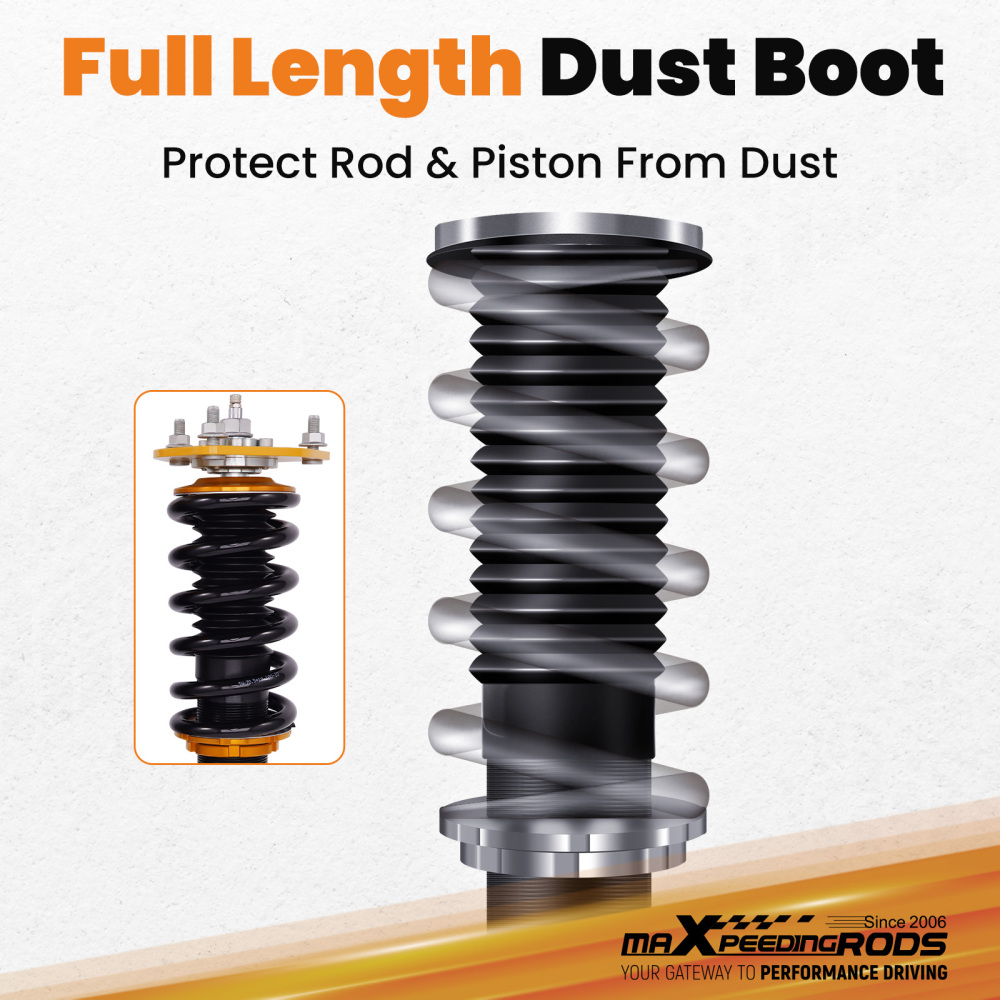 4Pz Coilover Suspension Regolabile Ammortizzatori Kit compatibile per Mazda Rx-8 2004-2011 Lowering Kit