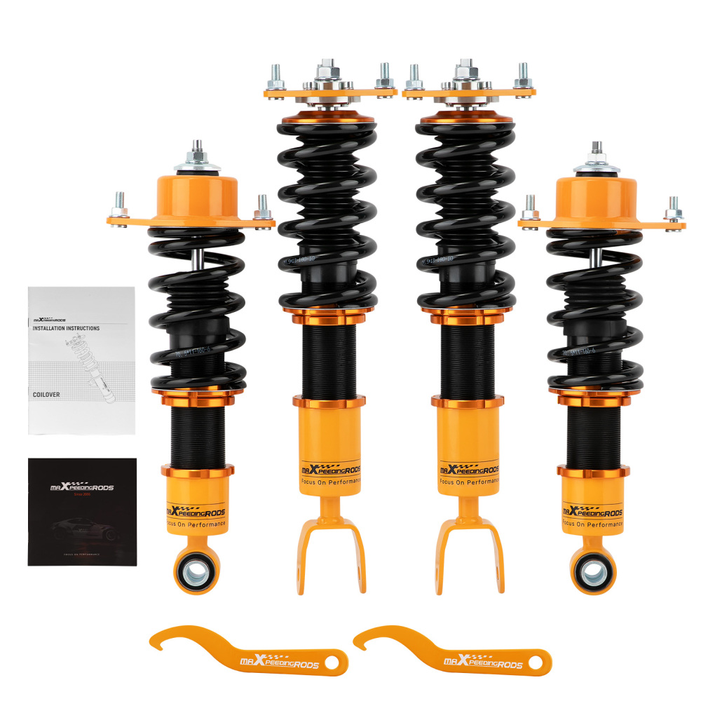 Amortisseur/combinés filetés compatible pour Mazda RX-8 RX8 2004-2011 kit de jambes de force Coiloverkit dabaissement