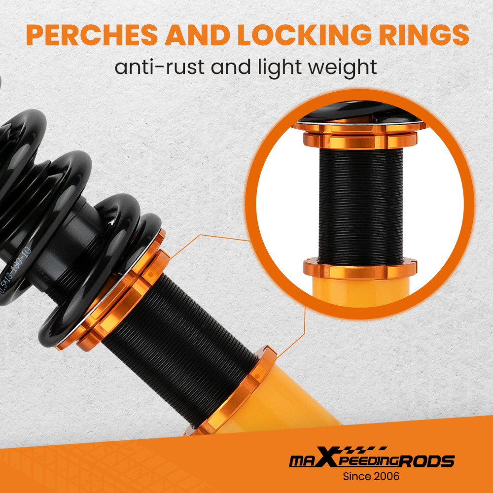 Amortisseur/combinés filetés compatible pour Mazda RX-8 RX8 2004-2011 kit de jambes de force Coiloverkit dabaissement