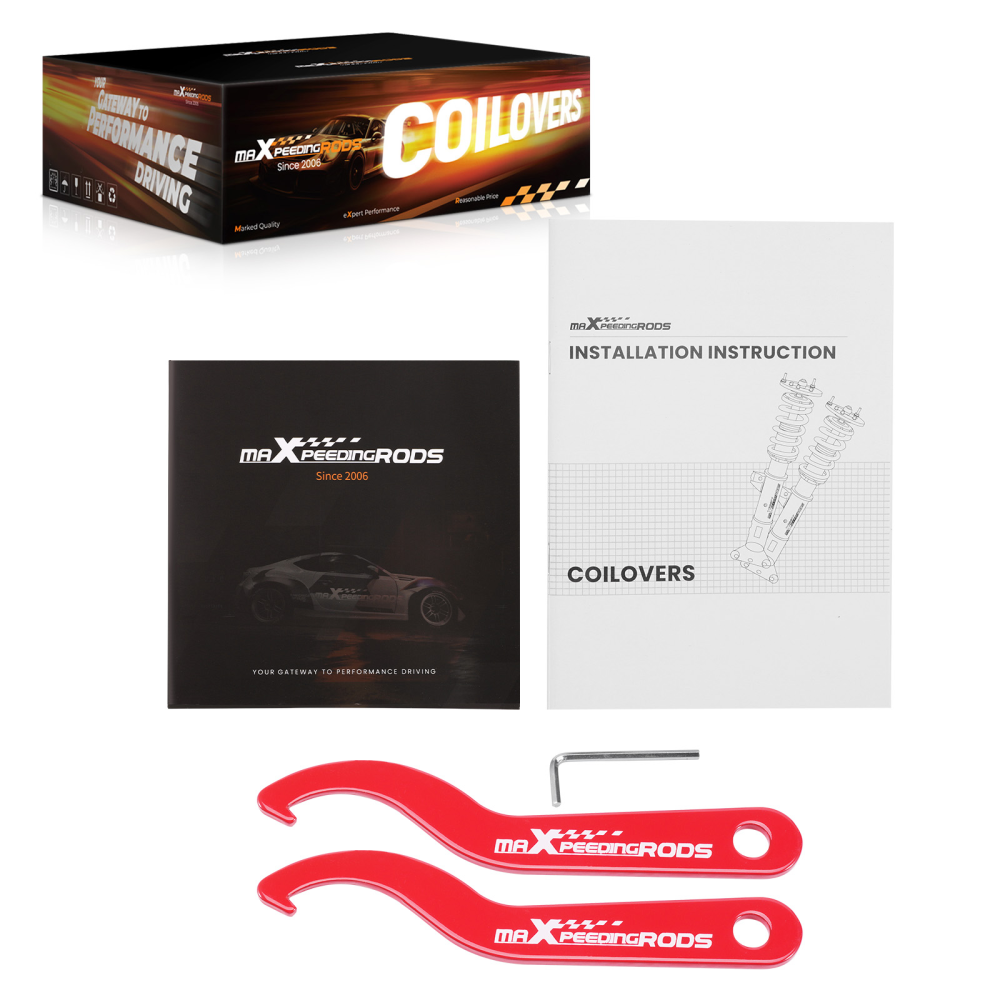 Rear Coilovers Suspension Kit compatible for Mazda RX-8 04-08 SE3P Twin Tube Adj. Hieght