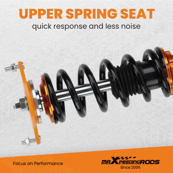  compatible for Volvo S70 / C70 / V70 1998-2001 Adj. Height Shock Absorbers Strut Coilovers Suspension Kits  lowering kit