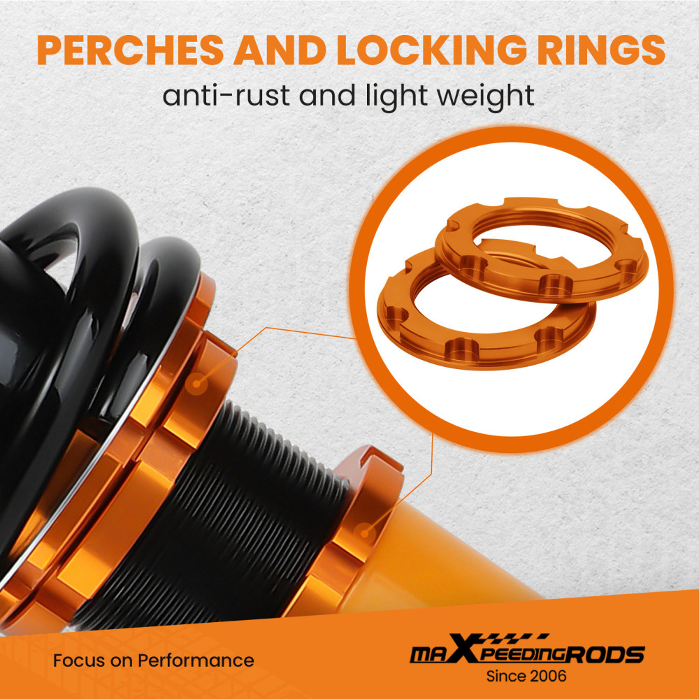 Coilovers Shocks Struts compatible for Volvo S70 C70 V70 1998-2001 compatible for Volvo 850 1992-1997