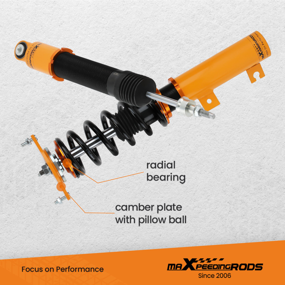 Coilovers Shocks Struts compatible for Volvo S70 C70 V70 1998-2001 compatible for Volvo 850 1992-1997