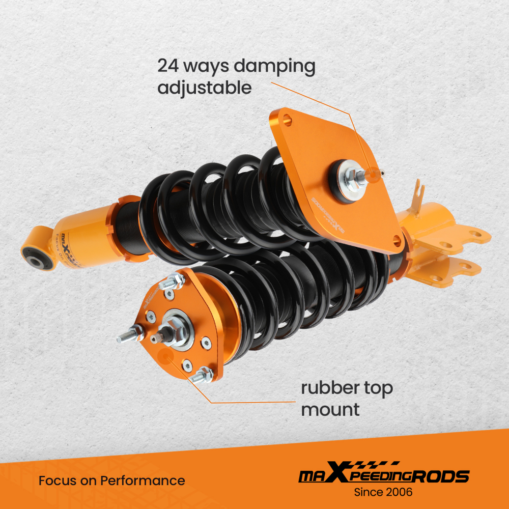 Maxpeedingrods 24 Way Damper Adjustable Coilovers compatible for Nissan Sentra 2000-2006