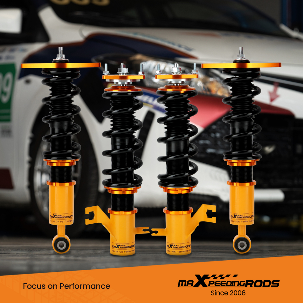 MaXpeedingrods Lowering Coilovers Shocks Kit compatible for Nissan Sentra 2000-2006 N16 B15