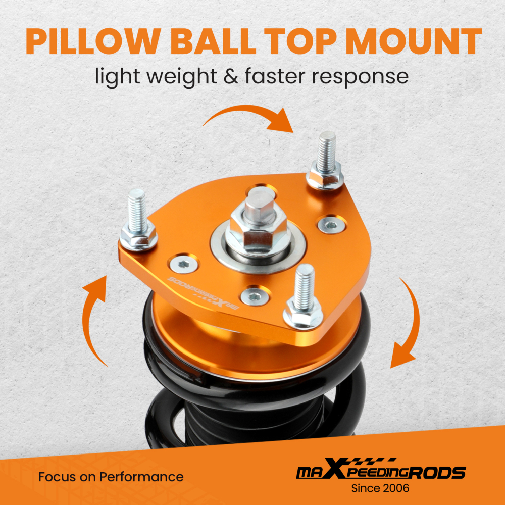 Compatible for Nissan sentra coilovers 00-06 Shocks Adj. Height Coilovers Suspension Coil Spring Kitslowering kit