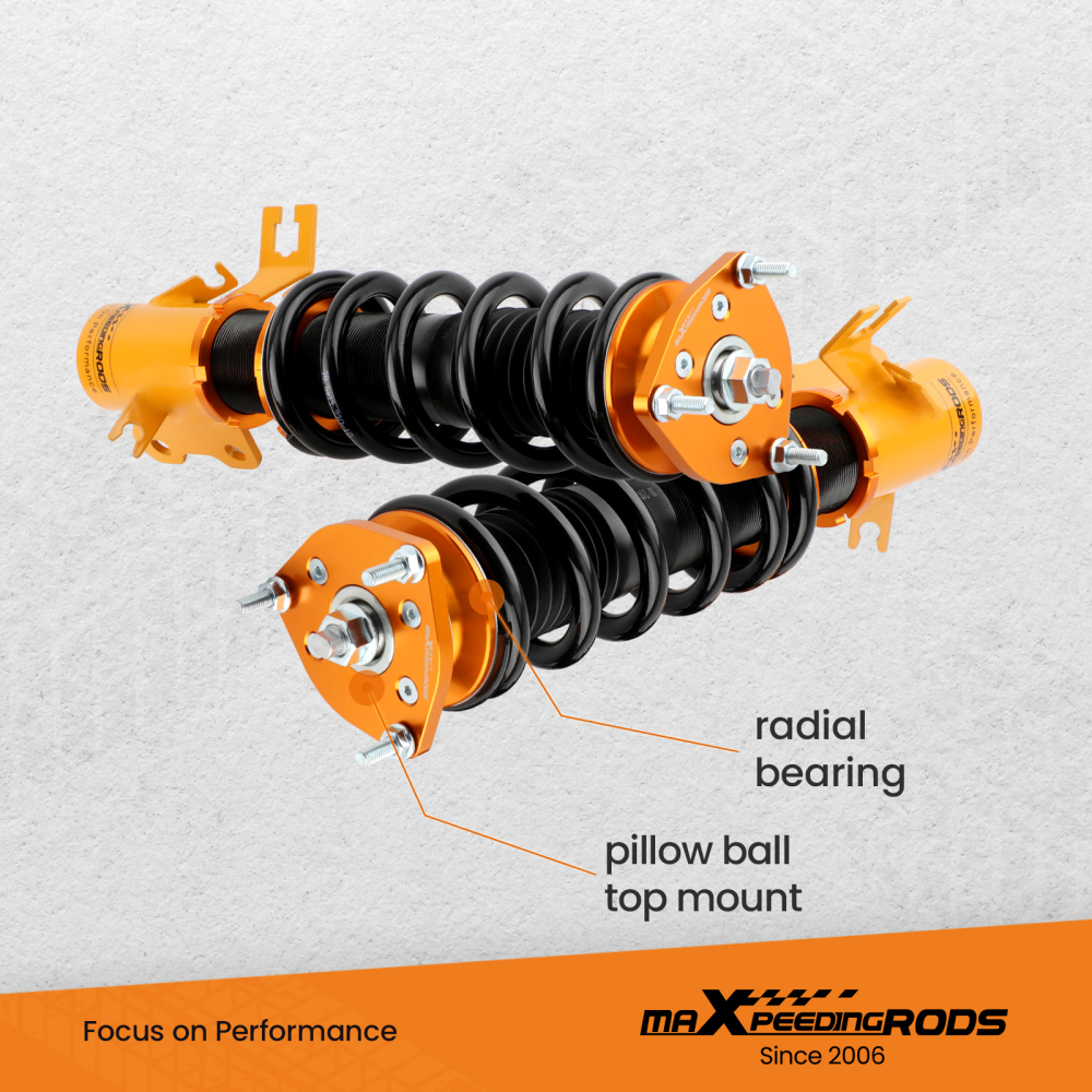 Compatible for Nissan sentra coilovers 00-06 Shocks Adj. Height Coilovers Suspension Coil Spring Kitslowering kit