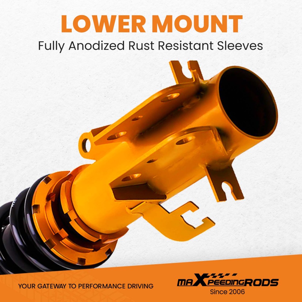 Compatible for Nissan sentra coilovers 2007-2012 FrontRear Coilover Kit 24 Ways Adjustable Damper