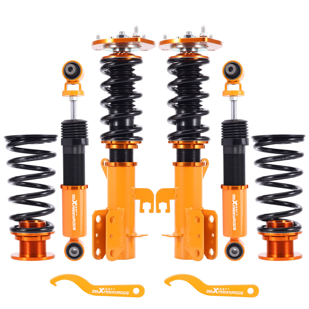 Coilovers Kits compatible for Nissan sentra coilovers B16 2007-2012 Adj Height Shocks Struts Top Hats lowering kit