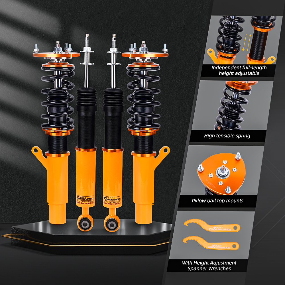 Height And Damper Adjustable Coilover Suspension Kit Compatible For Skoda Octavia Third generation 2012-2019 Lowering Kit