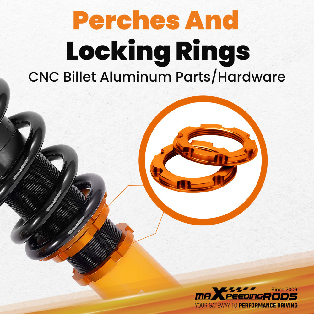 Racing Adj. Coperchi di altezza compatibile per DODGE CHARGER CHALLENGER MAGNUM compatibile per CHRYSLER 300C Lowering Kit