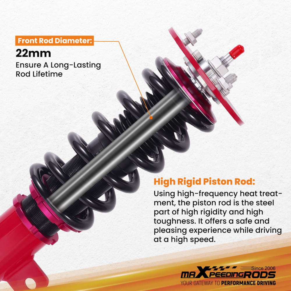 MaXpeedingrods Front Coilovers Suspension compatible for Dodge Charger 2006-2010 RWD SRT8