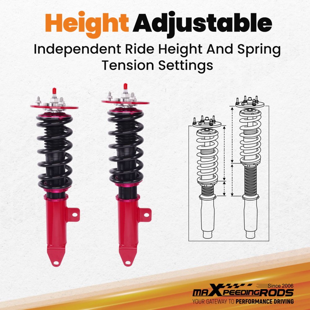 MaXpeedingrods Front Coilovers Suspension compatible for Dodge Charger 2006-2010 RWD SRT8