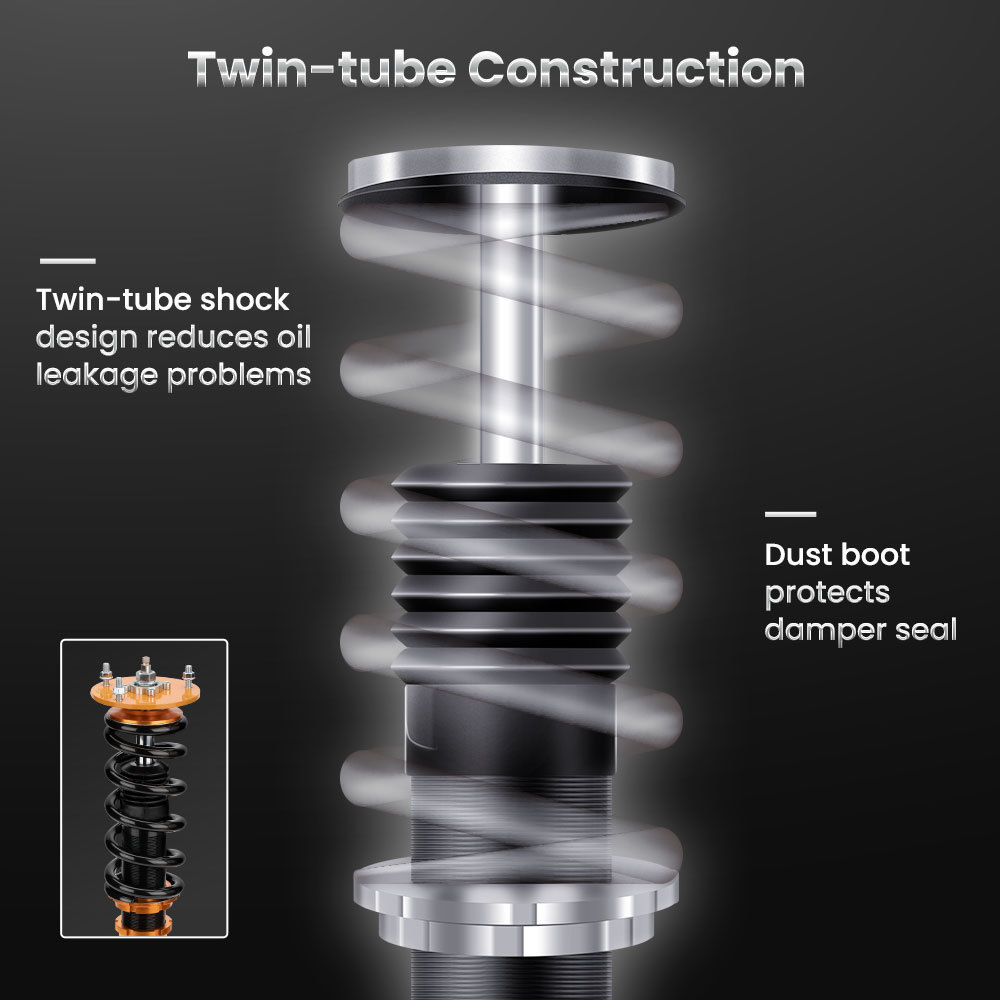 Coilovers compatible for Chrysler 300C 2005-2010 compatible for Dodge Challenger 2009-2010 and compatible for SRT8 RWD Lowering Kit