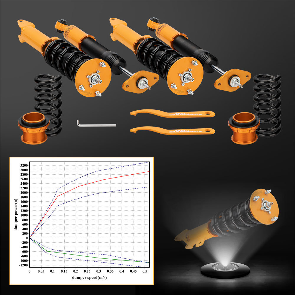 Coilovers compatible for Chrysler 300C 2005-2010 compatible for Dodge Challenger 2009-2010 and compatible for SRT8 RWD Lowering Kit