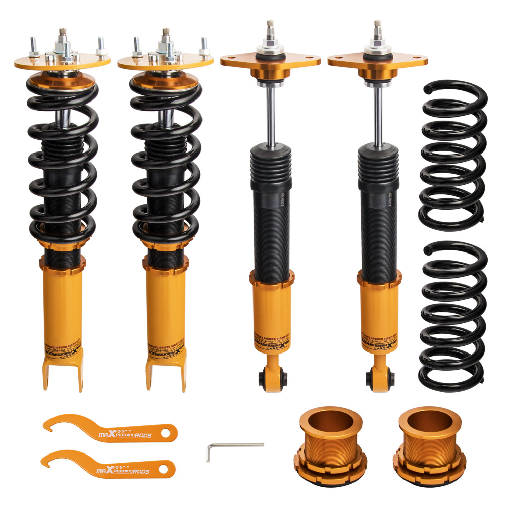 24 Way Damper Adjustable Coilover Lowering Kit Compatible for Dodge Charger 06-10 SRT-8 RWD