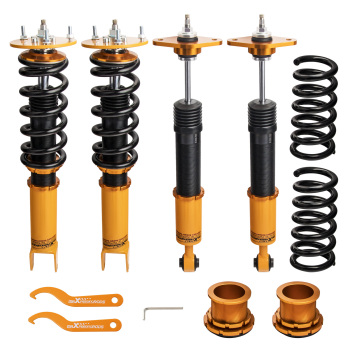24 Way Damper Adjustable Coilover Lowering Kit Compatible for Dodge Charger 06-10 SRT-8 RWD