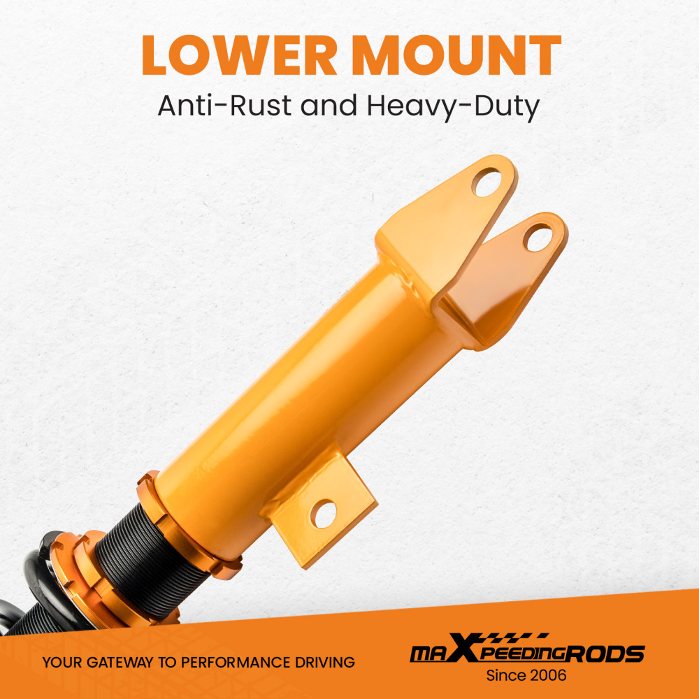 24 Way Damper Adjustable Coilover Lowering Kit Compatible for Dodge Charger 06-10 SRT-8 RWD