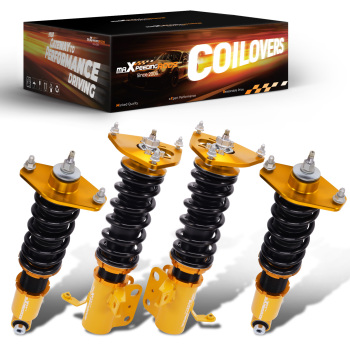 24 Levels Damper Coilover Shocks Kit compatible for Subaru BRZ compatible for Scion FRS FR-S GT86 86 13-20