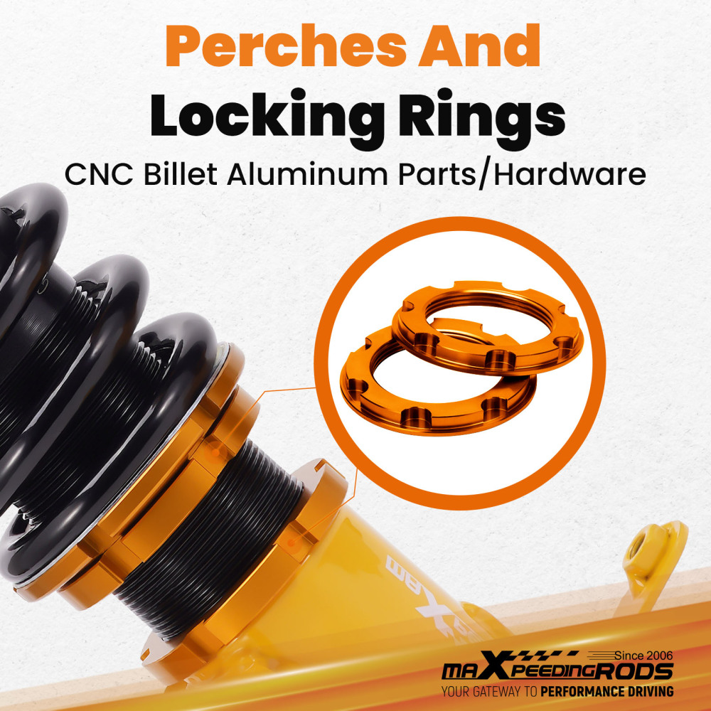 24 Levels Damper Coilover Shocks Kit compatible for Subaru BRZ compatible for Scion FRS FR-S GT86 86 13-20