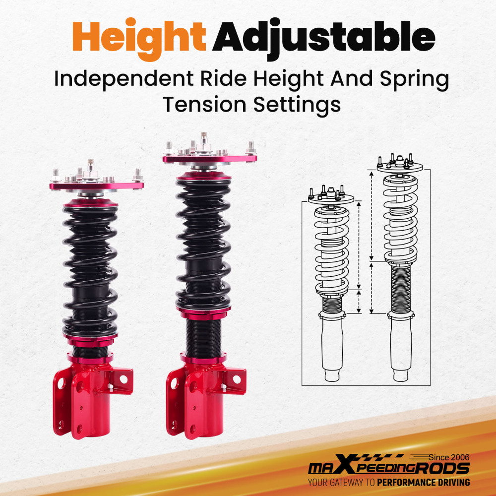 Front Pair Coilover Shock+Spring Lowering Kit For FRS FR-S BRZ 86 GR86 13-20