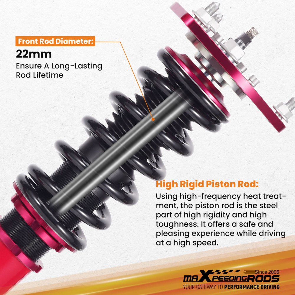 Damper Adjustable Coilovers compatible for Scion FRS FR-S compatible for Subaru BRZ compatible for Toyota 86 GT86 13-20