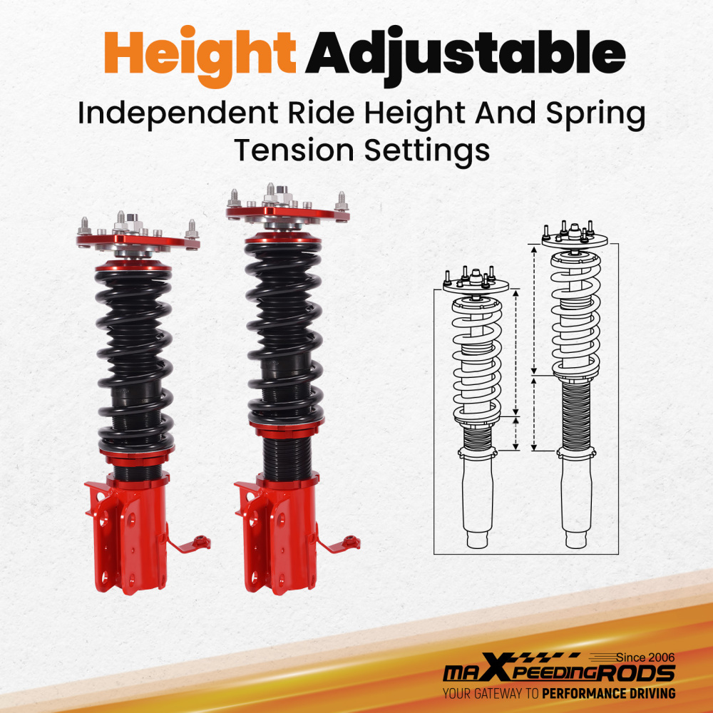 MaXpeedingrods Coilovers Suspension compatible for Subaru BRZ compatible for Toyota 86 compatible for Scion FR-S 12-22