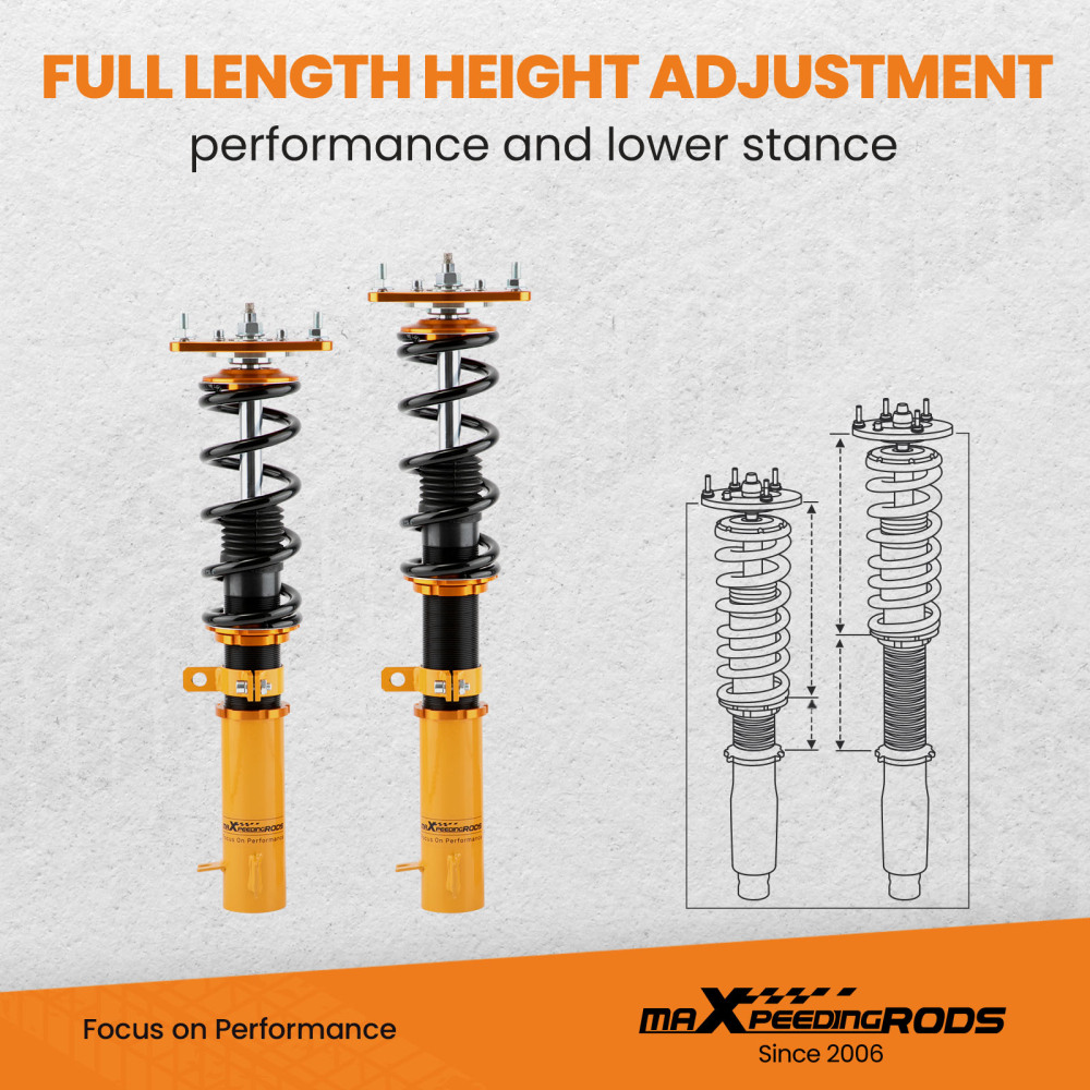 MaXpeedingrods Racing Coilovers Lowering Coils New Compatible For Subaru forester 5th gen 2019-2021 SK9