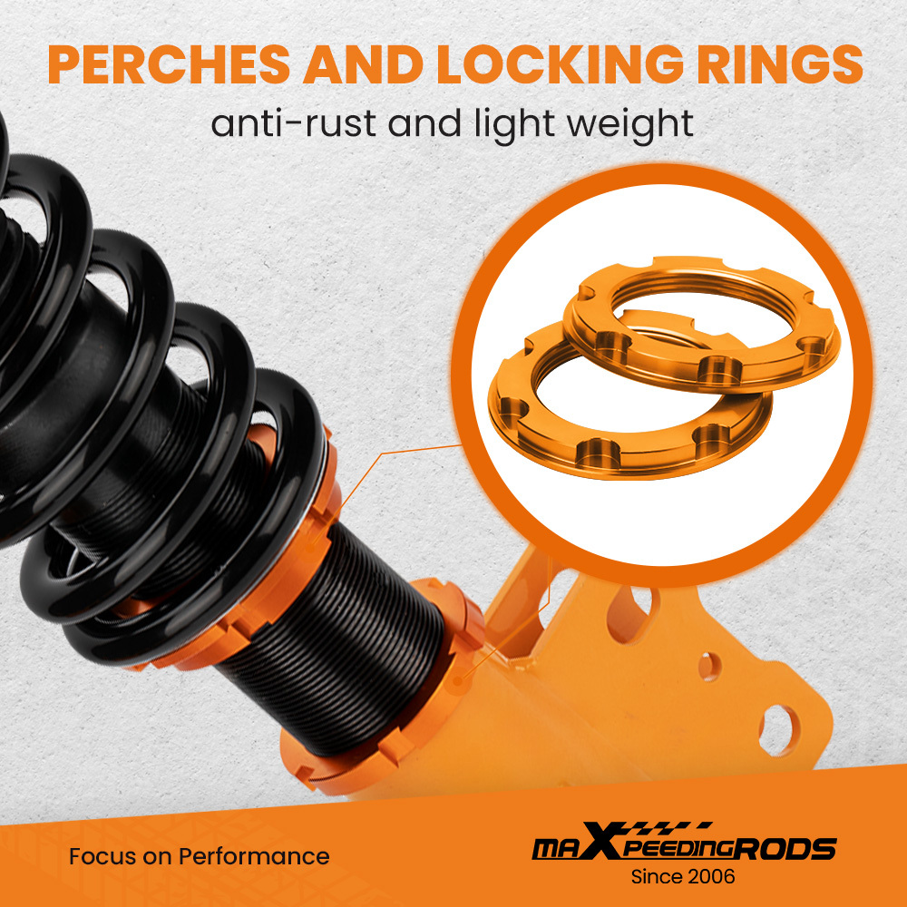 Ammortizzatori coilover regolabili a 24 vie compatibile per Subaru Forester SF 1998 1999 2000 2001 2002 Lowering Kit