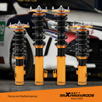 Compatible for Subaru Forester 1998-2002 Complete Adjustable Height Shocks Coilovers Suspension Kit  lowering kit