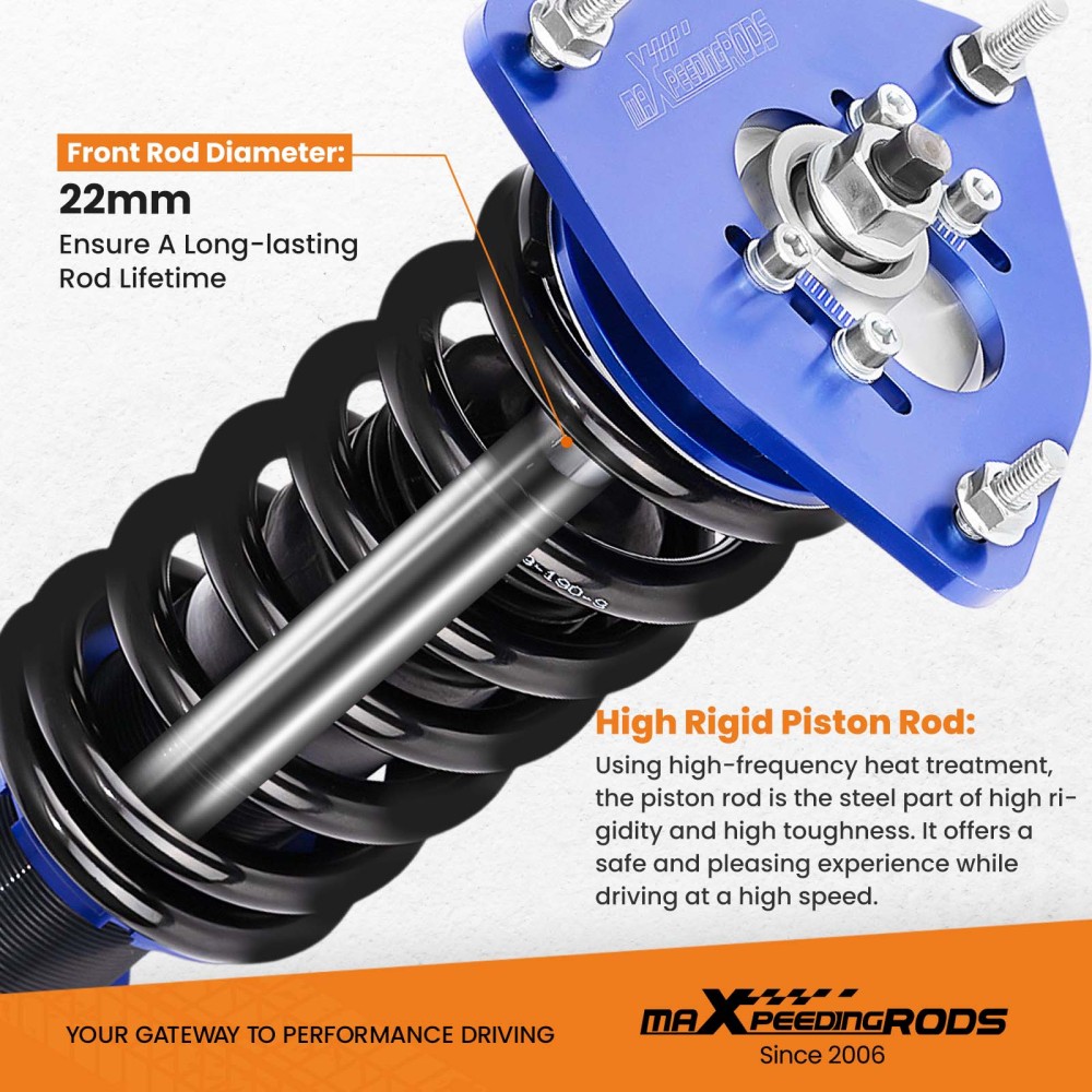 Compatible for SUBARU IMPREZA 2000.08-2007.06 GDA GD9 GGA compatible for SAAB 9-2X 2005-2007 Coilover Suspension Struts Lowering Kit