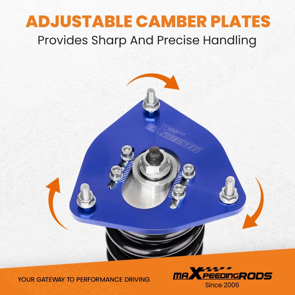 Compatible for SUBARU IMPREZA 2000.08-2007.06 GDA GD9 GGA compatible for SAAB 9-2X 2005-2007 Coilover Suspension Struts Lowering Kit