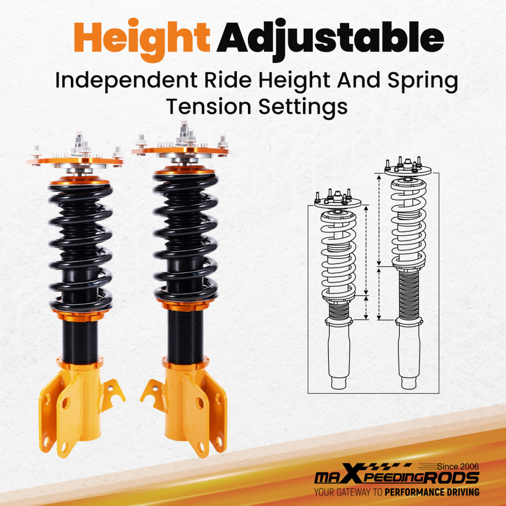 Ammortizzatore della Sospensione compatibile per Subaru IMPREZA STi GDB 2002-2007  Lowering Kit