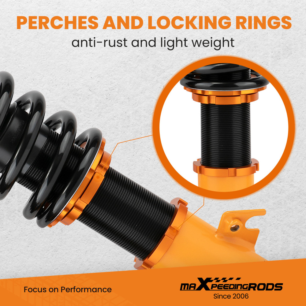 Coilovers/Suspensión roscada compatible para Subaru Impreza WRX 2000-2007 GDA GD9 GGA