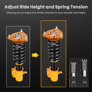 Compatible for Subaru Impreza 02-07EJ20 EJ25 GDB Adj Height Coilovers Spring strutslowering kit