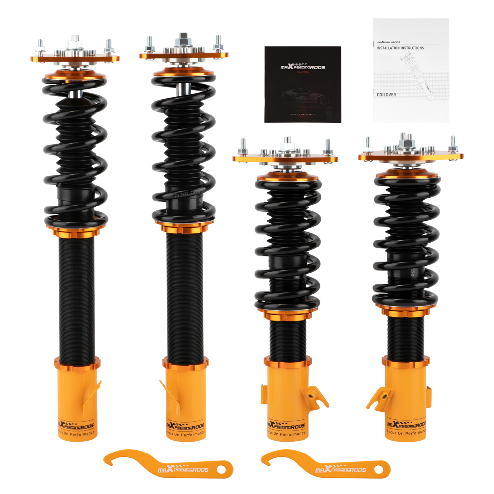 Compatible for Subaru Impreza GDB GG 00-07 Adjustable Ride Height Coilover Suspension Lowering Kit