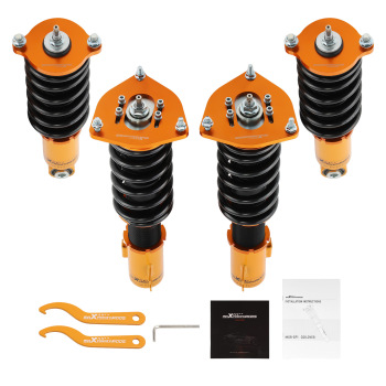 Coilover Suspension Kits Compatible for Subaru Legacy 2000-2004 BE sedan only 24 Ways Adj Damper Shock Struts lowering kit