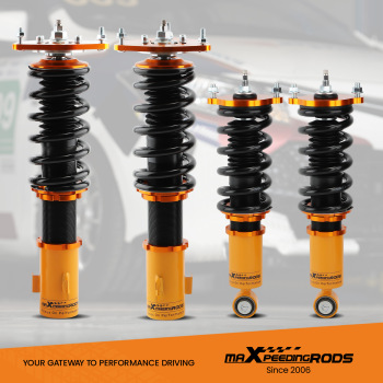 Coilover Suspension Kits Compatible for Subaru Legacy 2000-2004 BE sedan only 24 Ways Adj Damper Shock Struts lowering kit