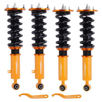 Compatible for Toyota Supra JZA70 MA70 GA70 86-93 24 Ways Damper Adjustable Coilover Shock Struts Lowering Kit