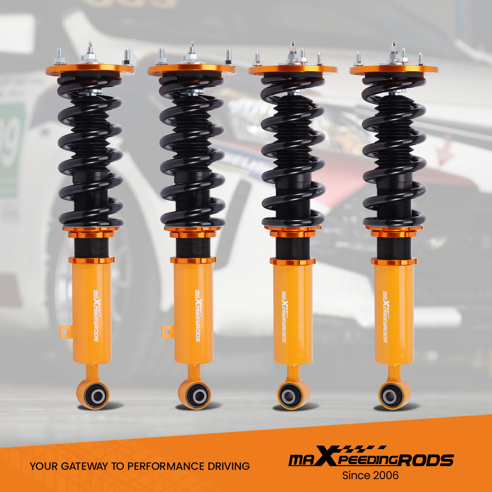 Racing Coilovers For MK3 1987 - 1992 compatible for Supra 24