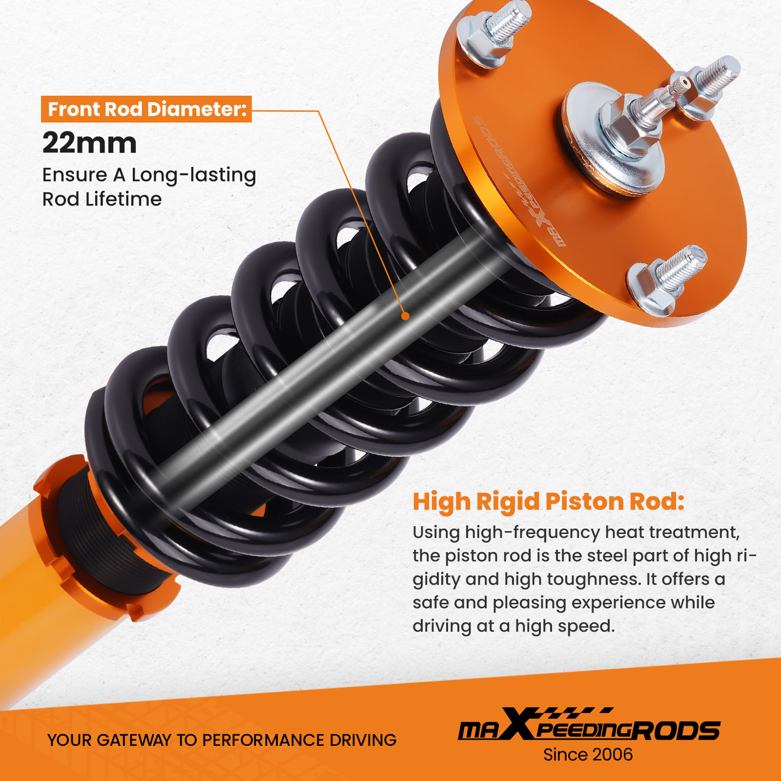 Racing Coilovers For MK3 1987 - 1992 compatible for Supra 24
