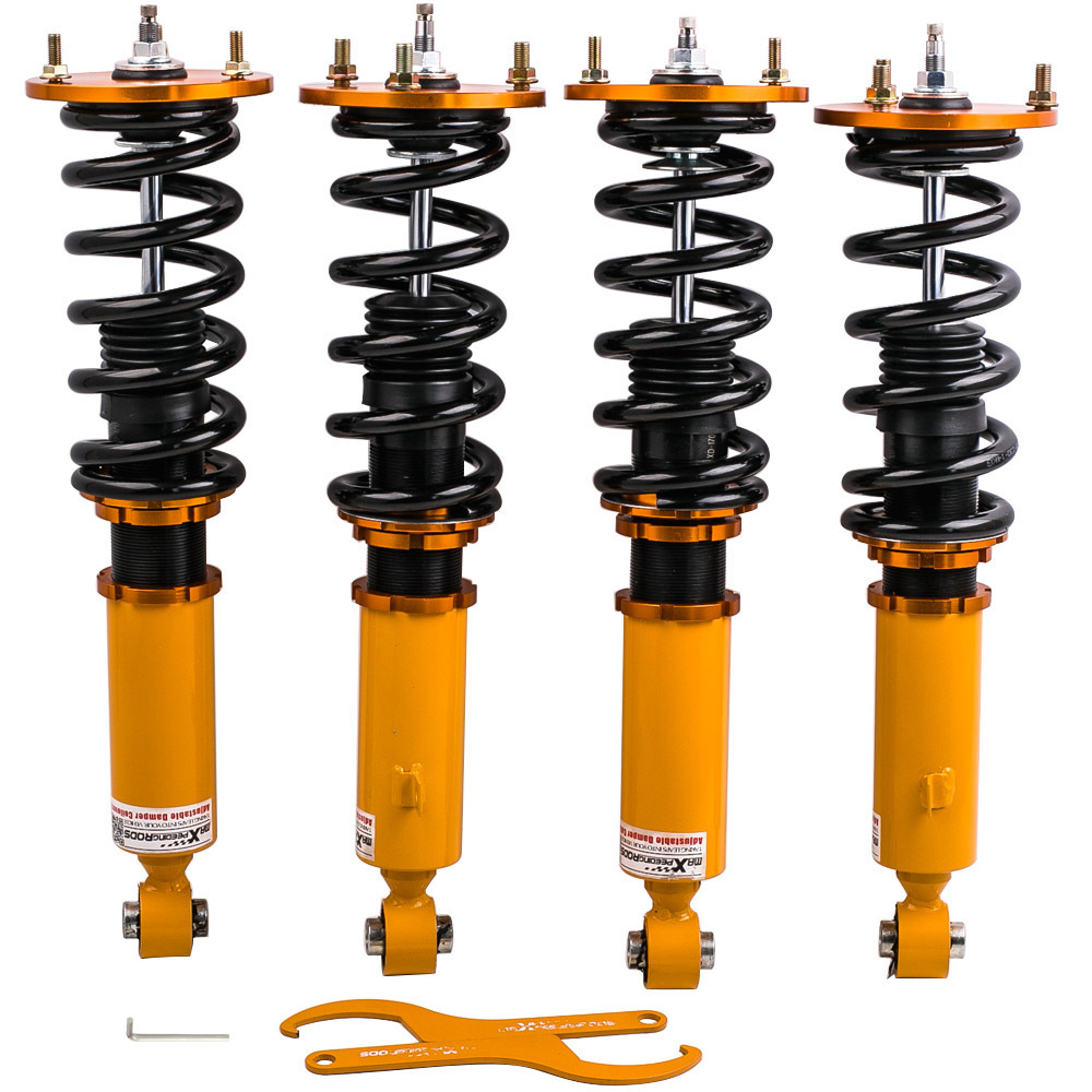 Adjustable Coilovers Suspension Kit compatible for Toyota Supra JZA70 MA70 GA70 86-92 Shock Struts Lowering Kit