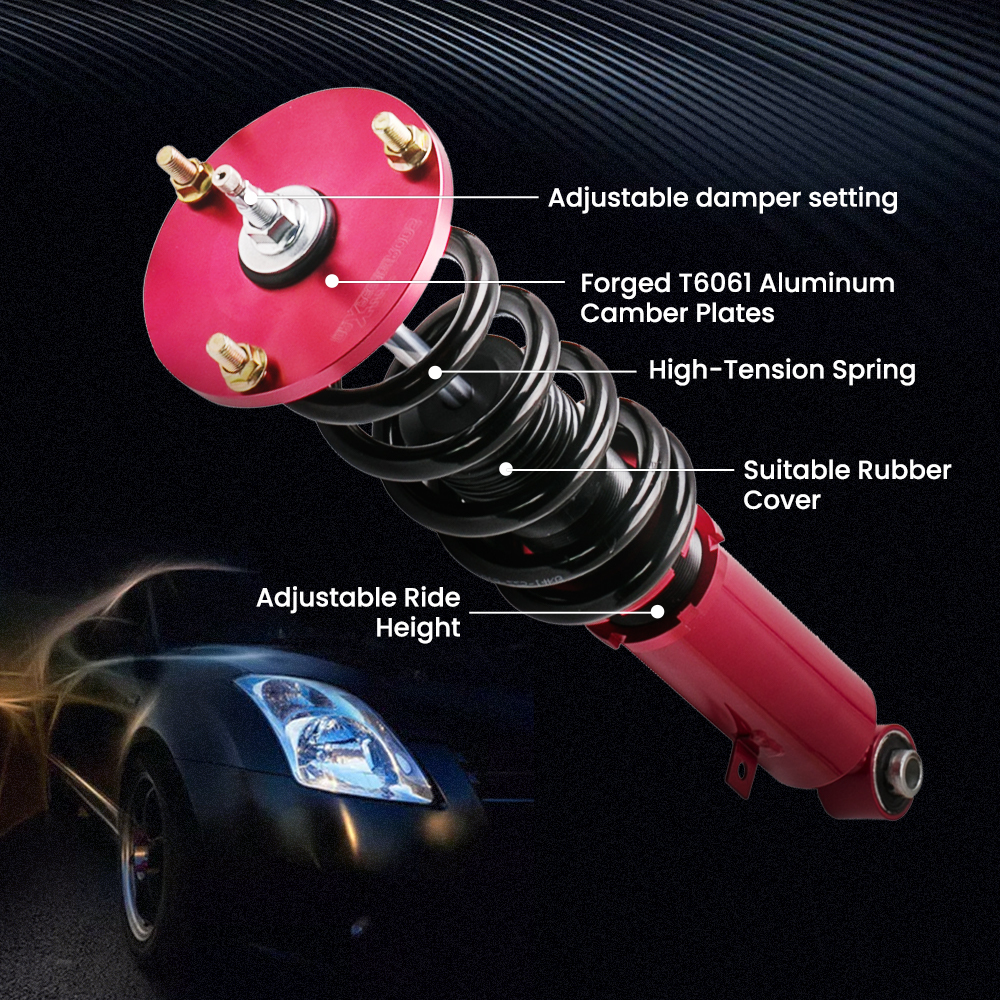 For MK3 87-93 compatible for Supra 24 Way Adj. Damper and Height Shocks Absorber Tuning Coilovers 