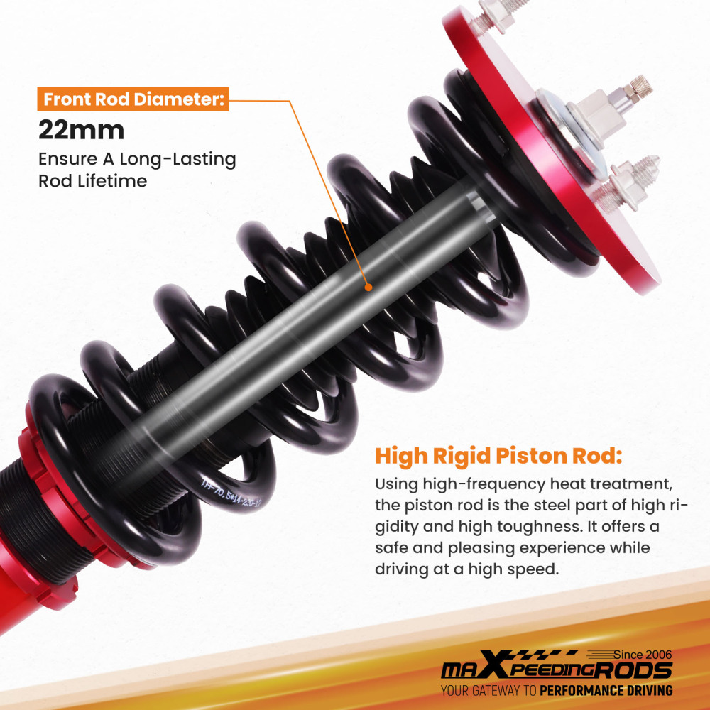 Ammortizzatori Assetto a Ghiera Regolabile compatibile per Toyota Supra MA70L GA70