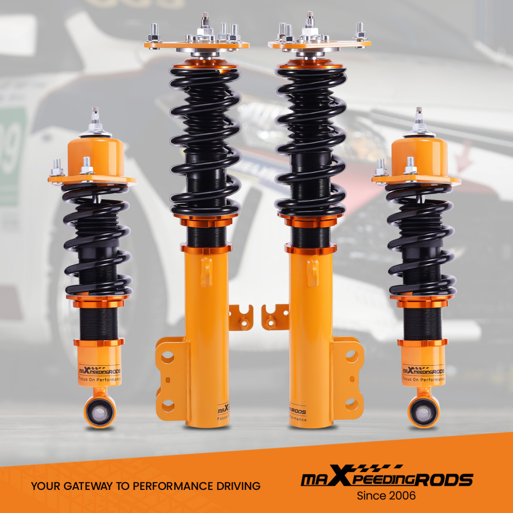 Coilover Adjustable Damper Struts Suspension Springs compatible for Scion tC 2005-2010 4Pcs