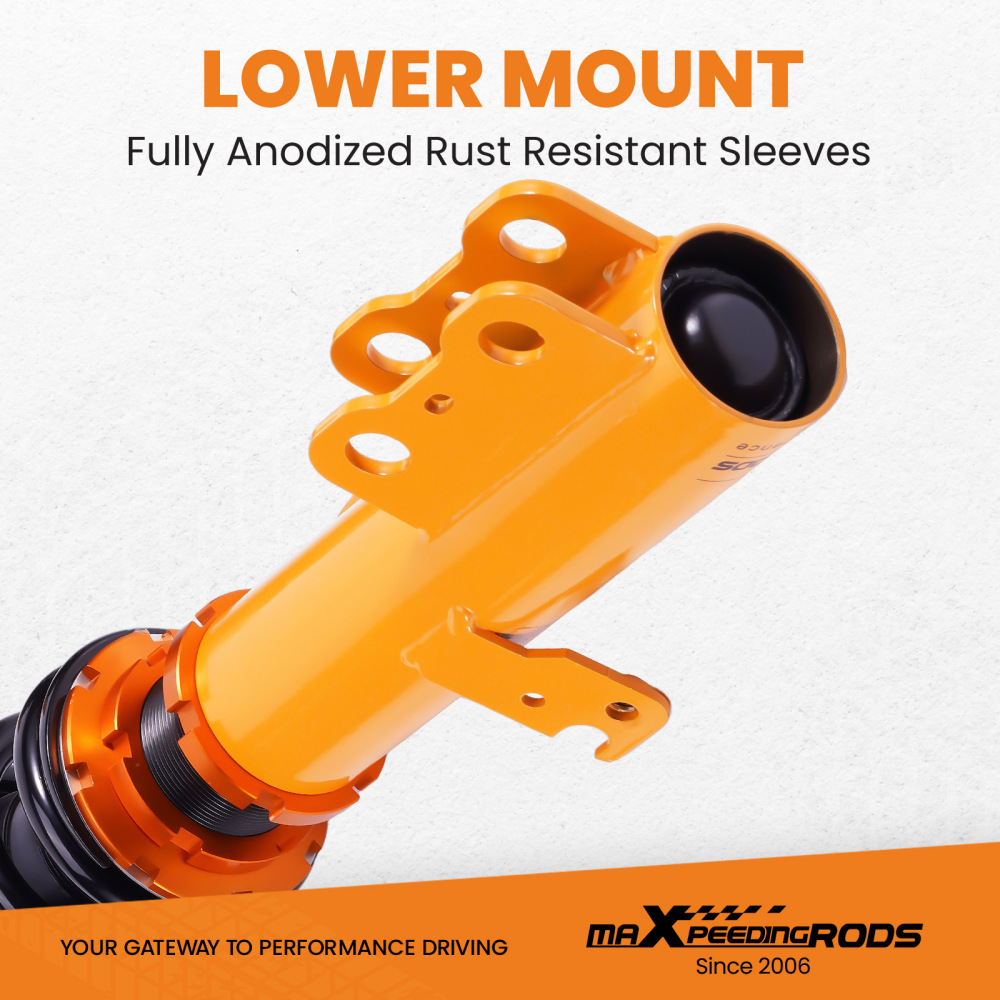 Coilover Adjustable Damper Struts Suspension Springs compatible for Scion tC 2005-2010 4Pcs