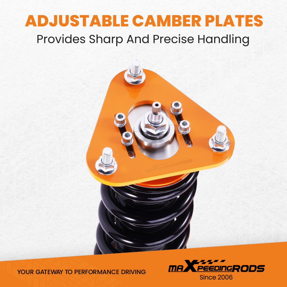 Coilover Adjustable Damper Struts Suspension Springs compatible for Scion tC 2005-2010 4Pcs