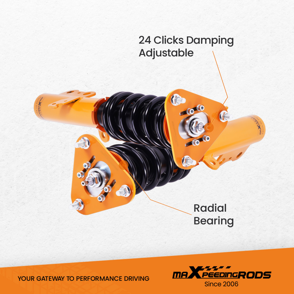 Complete Coilovers Kits Compatible for Scion tC 2005-2010 Adjustable Height Shock Struts lowering kit