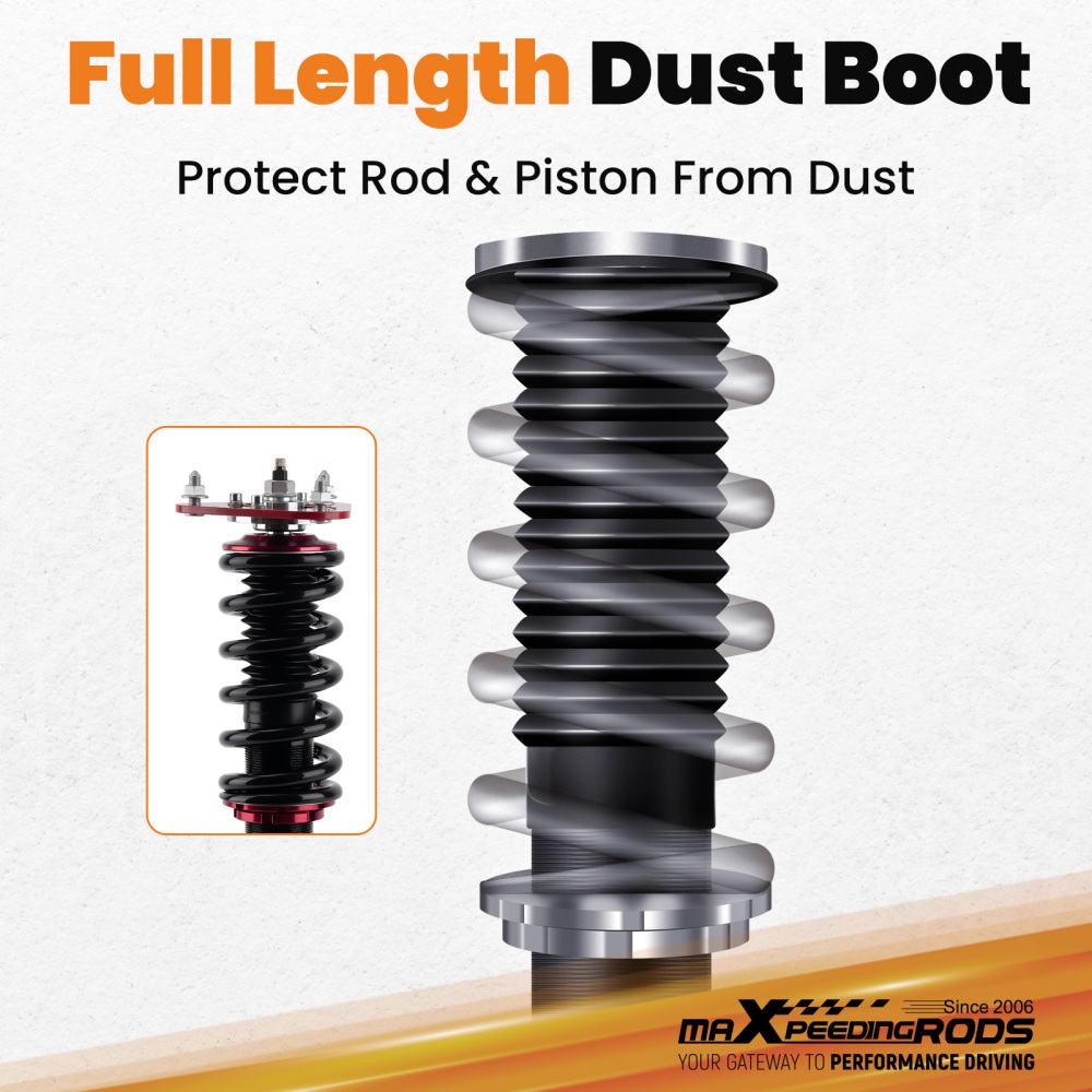 MaXpeedingrods Coilovers 24 Way Damper Struts Shock Kit compatible for Scion TC 2005-2010