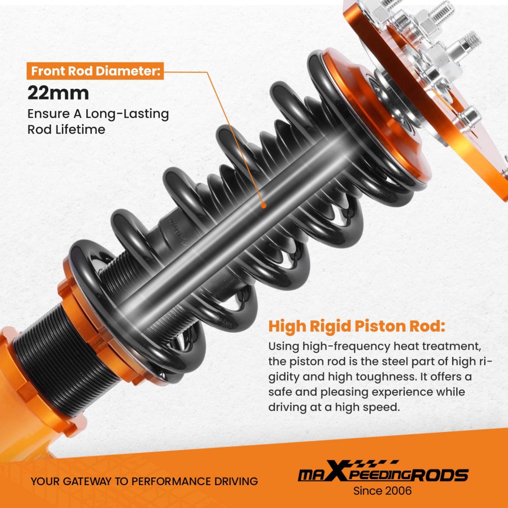 Coilover Suspension Kits compatible for Toyota Scion TC 2011-2016 AGT20 24 Ways Damper Adj. Shocks lowering kit